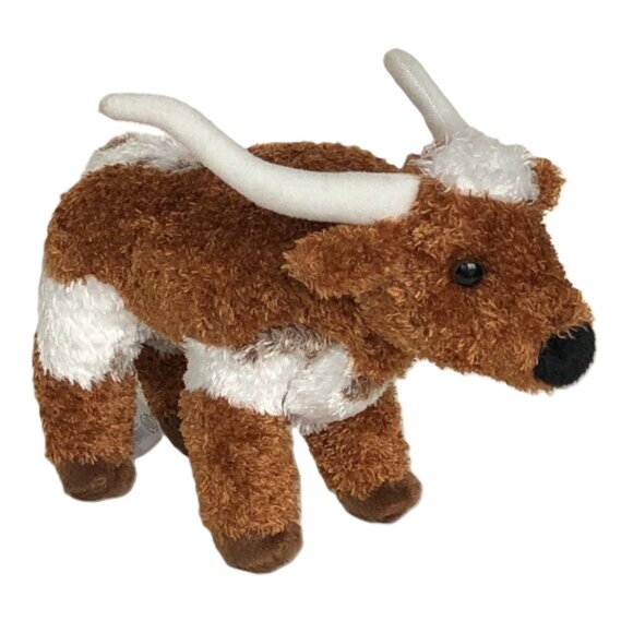 Douglas Plush  New w/ Tag Longhorn Steer T-Bone Stuffed Animal 9“ - Picture 1 of 9